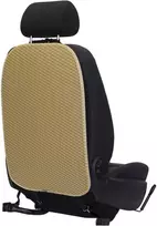 Automobilio sėdynės atlošo apsauga nuo vaikų EVAtech 68x46 cm - smėlio / smėlio kraštai