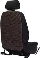 Automobilio sėdynės atlošo apsauga nuo vaikų EVAtech 68x46 cm - ruda / rudi kraštai