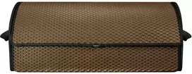 Bagažinės daiktadėžė EVAtech PRO L 32x75x30 cm - ruda / juodi kraštai