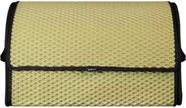Bagažinės daiktadėžė EVAtech PRO M 32x50x30 cm - smėlio / juodi kraštai