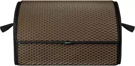 Bagažinės daiktadėžė EVAtech PRO M 32x50x30 cm - ruda / juodi kraštai