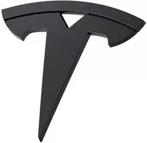 Spigen Tesla priekinės emblemos pilnas dangtelis, juodas - Tesla Model 3 2024