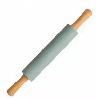 Winder Home Silikoninis tešlos kočėlas 43 cm – didelis, nelimpantis virtuvės įrankis, mėlynas