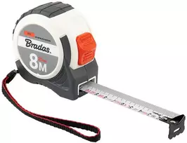 Matavimo ruletė Bradas, 8m/25mm