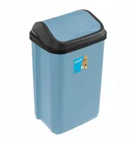 Keeeper Atkritumu spainis ar grozamu vaku 10L Swantje 25 5x19x38cm mėlynas