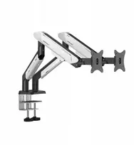2 monitorių laikiklis AndaSeat Stealth PRO II Duo, 19 cm³, 17–42 colių, baltas