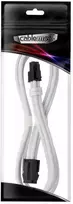 CableMod Pro ModMesh 4-pin ATX Extension, 45cm – baltos spalvos
