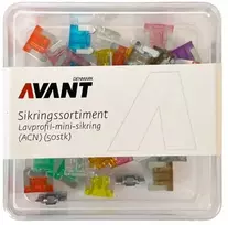 Avant Denmark As Saugiklių asortimentas Žemo profilio mini saugiklis (ACN)
