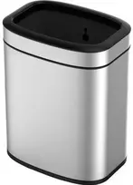 Popieriaus šiukšliadėžė EKO OLI-Cube matinio plieno/plastiko, 20 l, plastikinė vidinė šiukšliadėžė