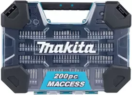 Makita MACCESS Grąžtų ir sukimo antgalių rinkinys 200 vnt. E-22610