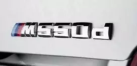 ORIGINALUS OEM BMW F10N Sedano Bagažo Dangčio M550d Emblema Ženklelis Logotipas 51148059278