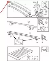 OEM VOLVO XC90 MK1 STOGO RACKO APKROVIMAS 31454713 ORIGINALUS