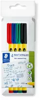 Staedtler Noris writing pen 307, Juodas, Mėlyna, Žalias, Raudona, Geltona, 0.6 mm, Recycled plastikas, Round, Vanduo-based ink