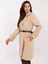 Rue Paris Paltas moterims IT-PL-FL5712.84-smėlio spalva