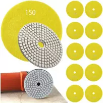 Realprices 10 deimantinių poliravimo diskų, 80 mm, porceliano plytelių šlifavimui su lipnia juosta, 150 vnt.