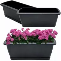 Balkono vazonas RESPANA SET, 15 cm, antracito