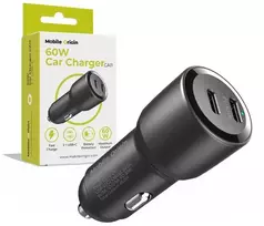 Automobilinis įkroviklis Mobile Origin Car Charger 60W 2 USB-C, CA11