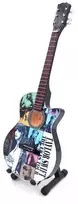 Hobilt Mini dekoratyvinė mahagoninė gitara, kolekcinė 24,5 cm, Taylor Swift gerbėjams