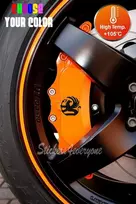 Ryškūs suportų lipdukai automobiliams – sportinė stabdžių išvaizda