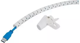 Laikiklis NEOMOUNTS SPIRALINIS KABELIO APJUOSTOS JUOSTELĖ, ¨15 MM., KELI KABELIAMS, Baltas