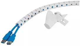 Laikiklis NEOMOUNTS SPIRALINIS KABELIO APJUOSTOS JUOSTELĖ, ¨20 MM., KELI KABELIAMS, Baltas