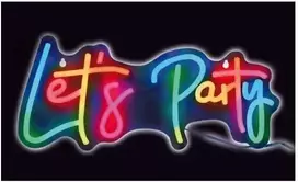 Hisabjoker Ab LED ženklas „Let's Party“