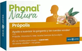 Phonal Natura PROPOLIS honey flavor sucking lozenges 24 units
