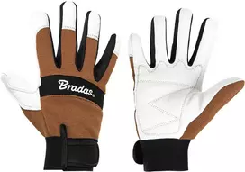 Apsauginės darbo pirštinės Bradas Tech Leather, odinės, 8 dydis, 6 vnt.