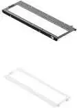 HAVN HS 420 Fan Brackets for 360 mm Radiators – baltos spalvos