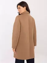 Rue Paris Paltas moterims IT-PL-FL8153.60-camelowy