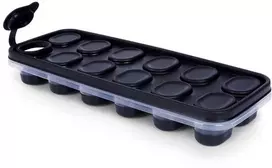 Ledo kubelių padėklas su dangčiu 25 cm