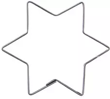 Plieninė konditerinė pjaustyklė / imbierinių sausainių formelė žvaigždutė 6,5 cm