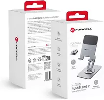 Desk holder for phone / tablet foldable Forcell F-Grip Fold Stand 2 360 pilka