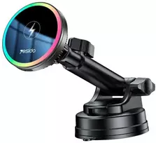 Yesido C315 RGB automob. telefono laikiklis su bevieliu krovimu 15W
