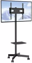 Laikiklis Mobilus TV stovas 23-60" televizoriams, reguliuojamas aukštis, su ratukais, kilnojamas, TV vežimėlis, stovas su laikikliu