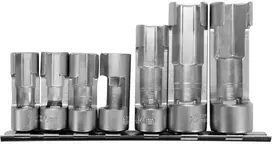 Lizdinių galvučių rinkinys 3/8" ir 1/2", 7 vnt., kuro, lambda davikliams