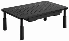 Laikiklis Gembird MS-TABLE-D-01 reguliuojamas monitoriaus stovas su stalčiumi (stačiakampis)