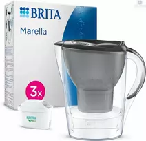Brita Marella vandens filtro ąsotis - 2,4 l - pilka + 3x Maxtra PRO