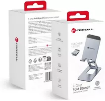Desk holder for phone / tablet foldable Forcell F-Grip Fold Stand 1 pilka