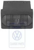 Vag Caddy Mk2 Pickup Passat B4 T4 Šildymo Sėdynės Perjungiklis Juodas Originalus 3A096356301C