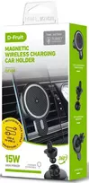 D-Fruit telefono laikiklis automobilyje + belaidis įkroviklis Magnetic 15W (DF109)