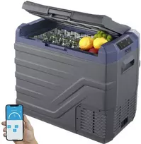 Nešiojamas Automobilio Šaldytuvas-Šaldiklis 45 L, Kompresorinis, 12/24V-220V, Kelionėms, Namams, Kempingui
