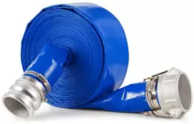 Priešsrovės žarna, 76,20 mm skersmens, 15,24 m ilgio, su spaustukais, PVC priešsrovės išleidimo žarna, baseino priešsrovės žarna