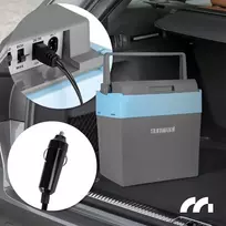Nešiojamas automobilinis šaldytuvas, 30L šaldymo dėžė, 12V/230V termoelektrinis šaldytuvas, kelioninis kempingo šaldytuvas, izoliuotas maisto šildytuvas