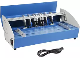 Elektrinė įpjovimo mašina, 520mm popieriaus bigavimo mašina, perforavimo ir bigavimo mašina kortelėms, kvietimams, knygų viršeliams, didelio našumo elektrinė bigavimo mašina