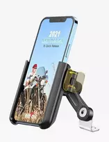 Grefay Motociklo telefono laikiklis, 360 laipsnių pasukamas