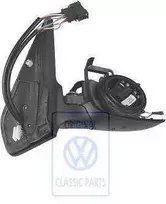VAG Galinio Veidrodžio Korpusas Satino Juodas Bora Golf Mk4 1998 2006 Originalus 1J1857508G01C