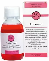 BIOAPTA APTA-ORAL ROSSO, burnos skalavimo skystis su žolelių ekstraktais ir chloroksidinu 0,2%, 200 ml