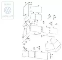 Vag Šoninės Langų Uždangos T4 1991 1997 Originalus 701070412B
