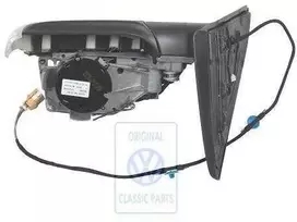 Vag Touareg Mk1 2003 2007 Galinio Veidrodžio Dėklas Satin Juodas Originalus 7L6857508CH01C